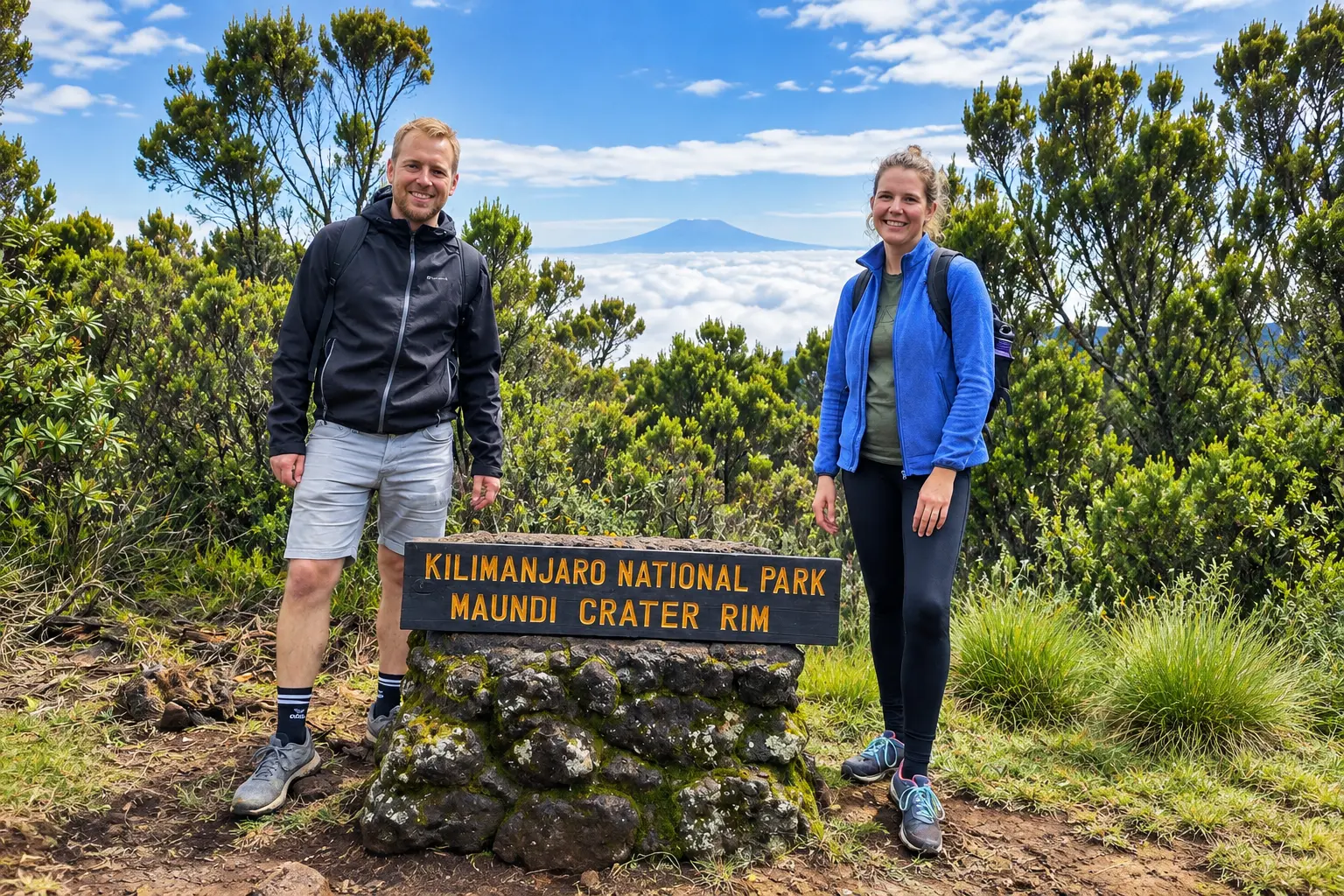 Ascenso de un día al monte Kilimanjaro hasta Mandara Hut (ruta Marangu)